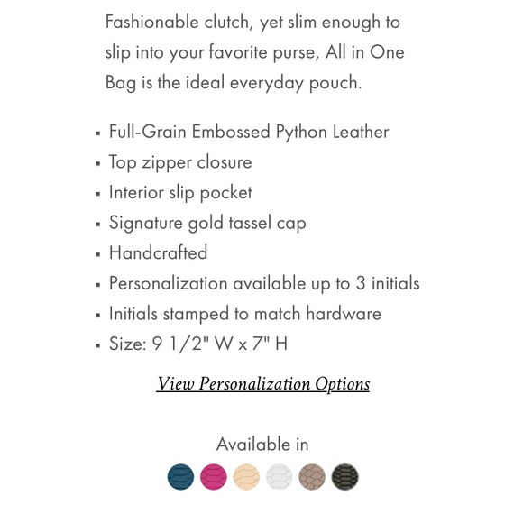 ❌SOLD ❌💥Gigi New York All-in-one clutch💜❌SOLD❌ - Picture 6 of 7